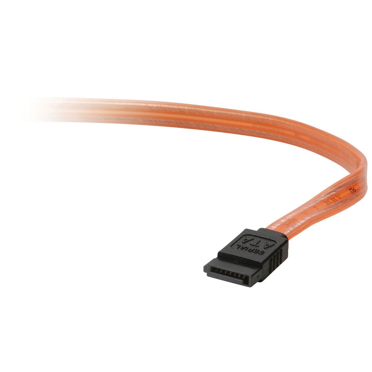 Belkin SATA Serial ATA Data Cable 3 ft. UV Reactive Orange